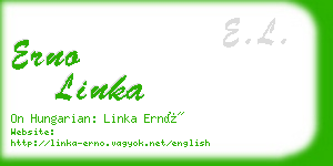 erno linka business card